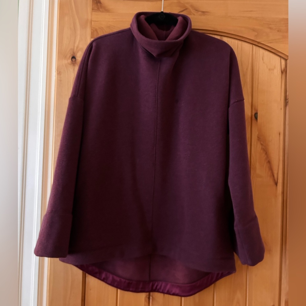 Athleta Burgundy Turtleneck Sweater